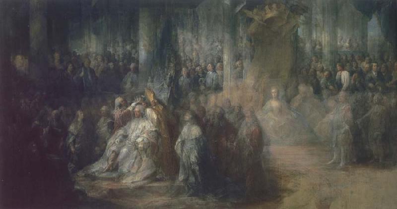 Carl Gustaf Pilo Gustav II S Chronic oil painting picture